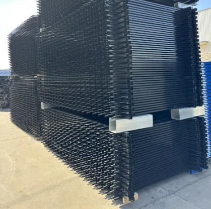 Ornamental Steel Complements Gated Community Security