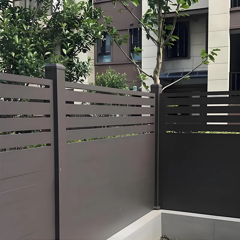 aluminum slat fencing aluminum slat fencing