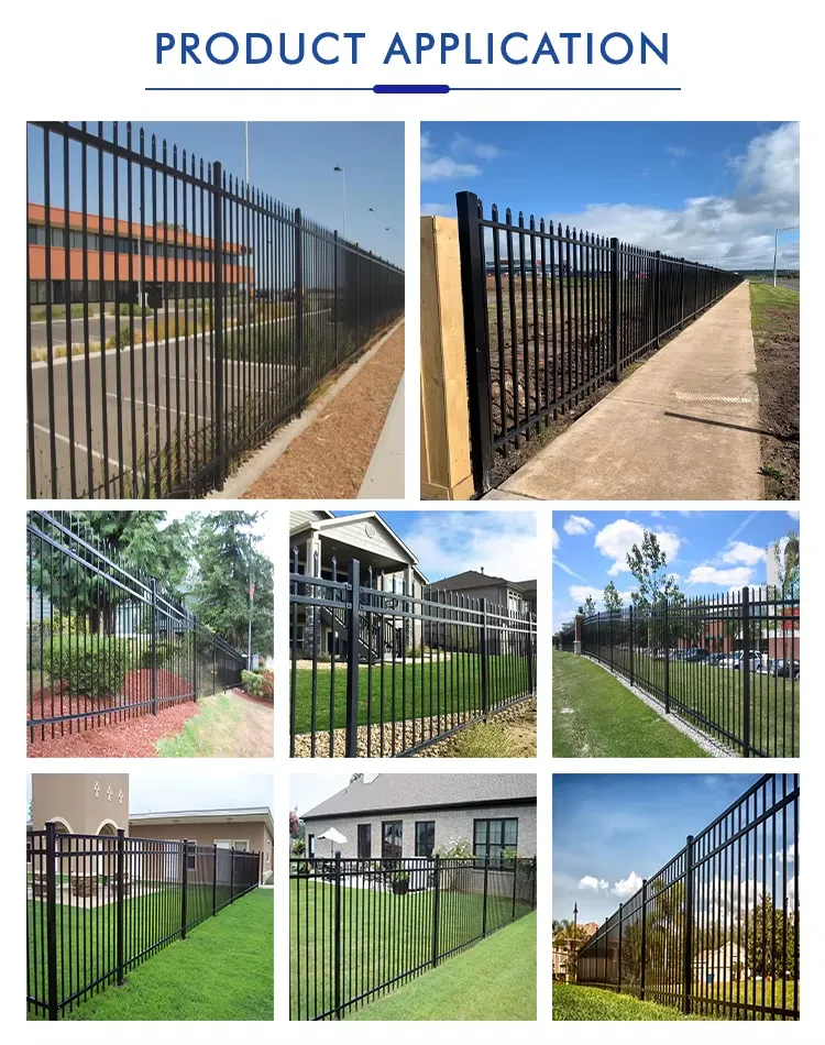 zinc steel fence application zinc steel fence application