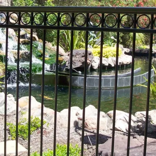 tubular fence tubular fence